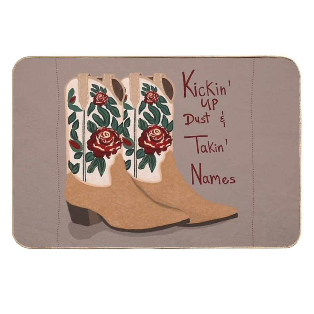 Kickin’ Up Dust  Pet-Safe Bath Mat