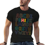 Funny Pre K Kindergarten Hi Alphabet Back To School Teachers Men Women Kids  Moisture-wicking T-Shirt
