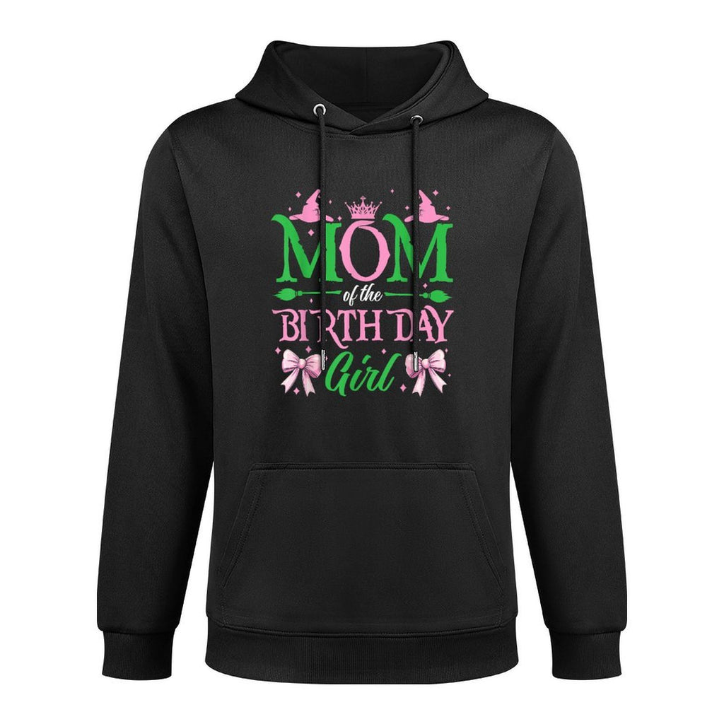 Mom Of The Birthday Girl Witch Family Party Women Men Versatile Streetwear Hoodie