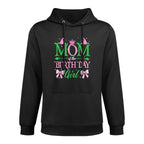 Mom Of The Birthday Girl Witch Family Party Women Men Versatile Streetwear Hoodie