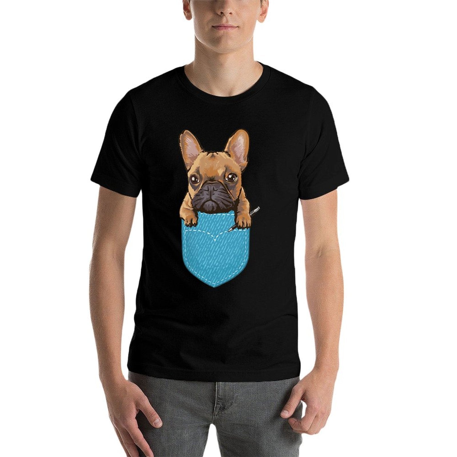 Pocket Frenchie Bulldog Dog Animal Kids Gift French Bulldog  Vintage-inspired T-Shirt