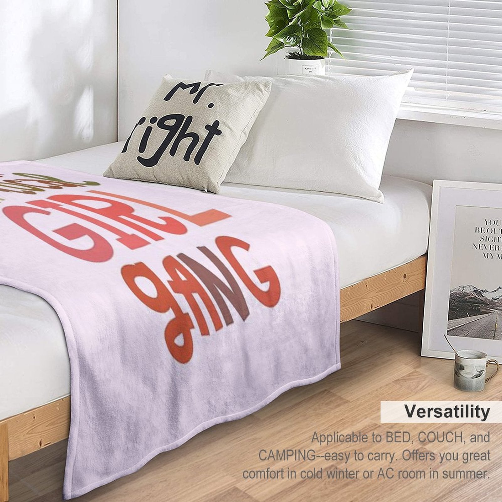 Girl Gang Lightweight Throw Blanket