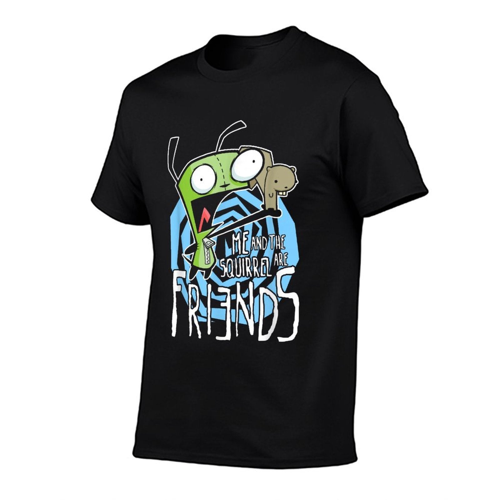 Invader Zim G.I.R Me And The Squirrel Are Friends Funny Logo  Moisture-wicking T-Shirt