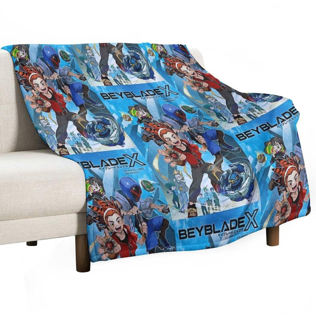 Beyblade X Lightweight Throw Blanket