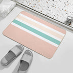 Sunlight in The Beach Stripes  Multi-Purpose Bath Mat