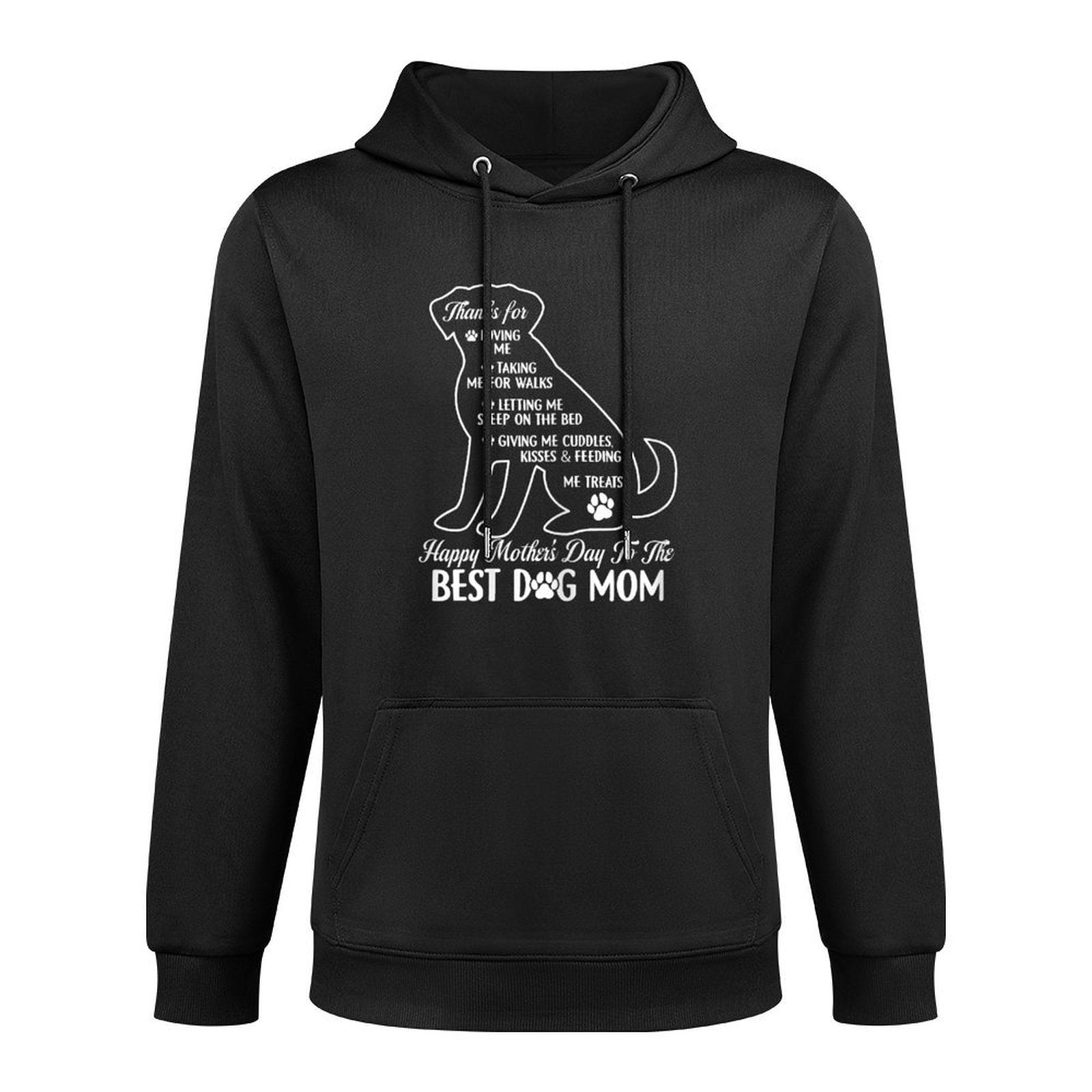 Happy Mother&#39;s Day To The Best Dog Mom Mothers Day Dog Lover Pilling-Resistant Hoodie