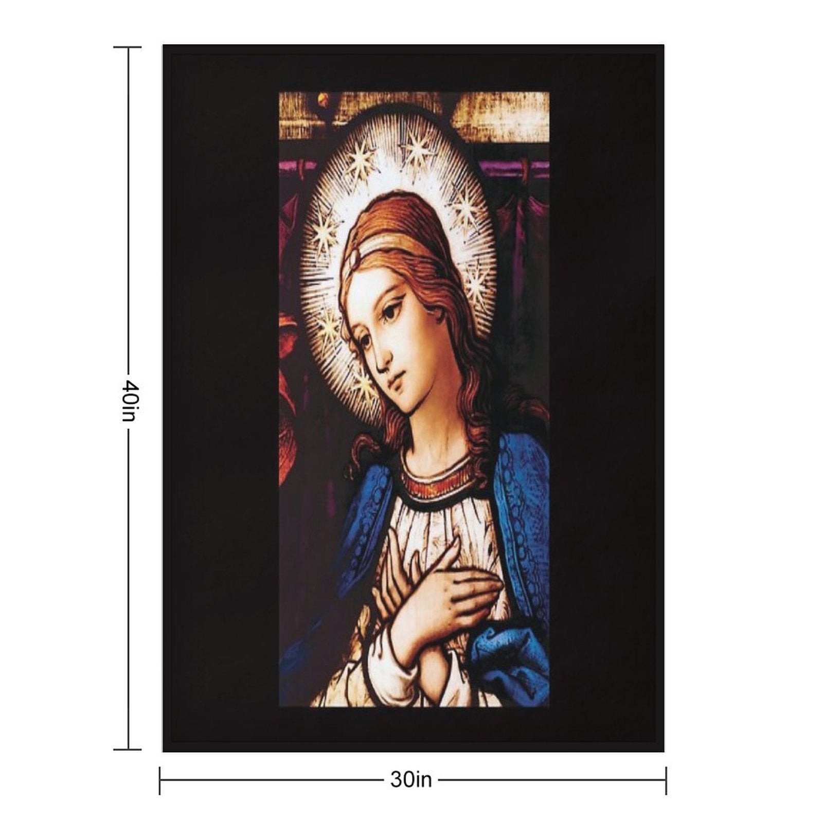 Mary Eco-conscious Throw Blanket