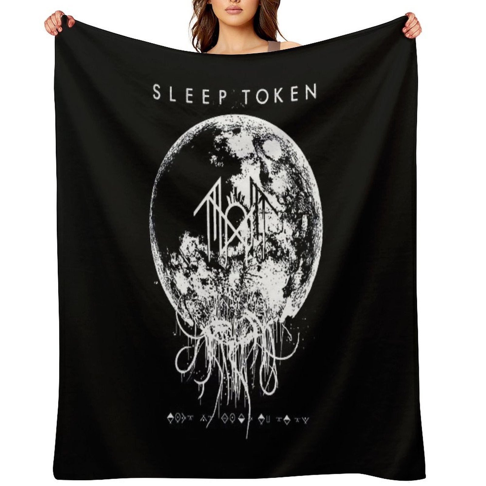 Original Merchandise Sleep Token - Whispers And Swings in A Playground of Worship Quick-dry Throw Blanket
