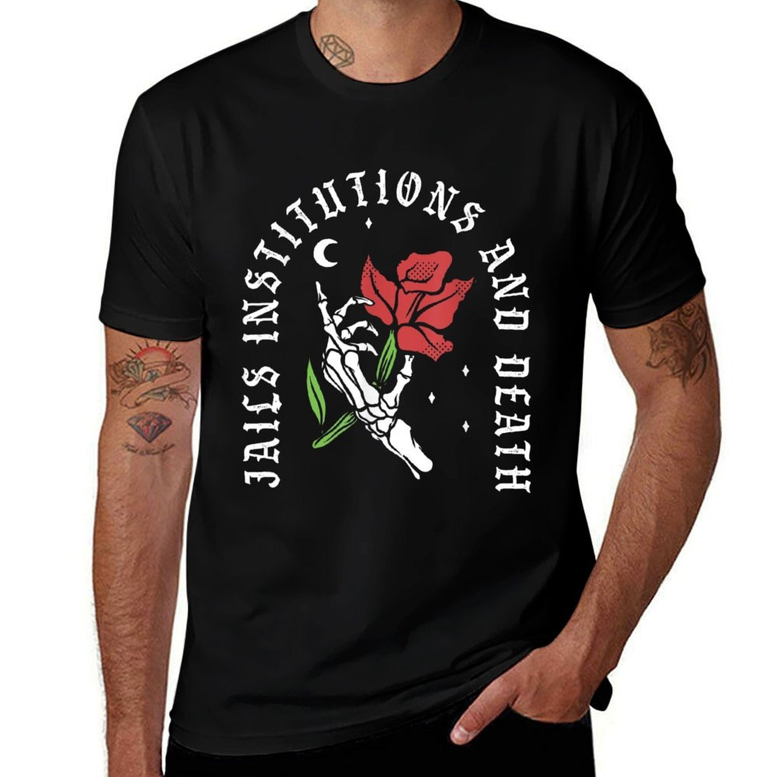 Jails Institutions Death Recovery Gift 12 Steps Sobriety AA  Summer-ready Fabric T-Shirt