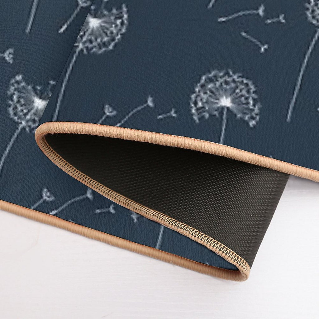 Floral Pattern of Dandelions  Odorless Bath Mat