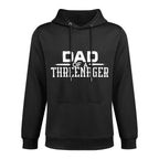Funny Parenting Dad Of A Threenager Customizable Surface Hoodie