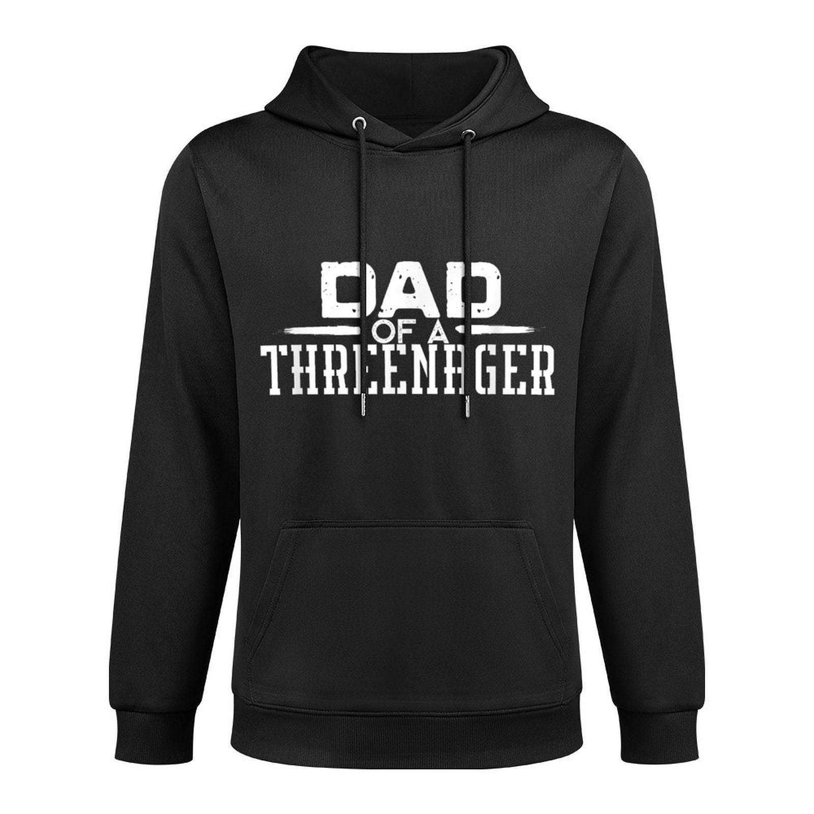 Funny Parenting Dad Of A Threenager Customizable Surface Hoodie