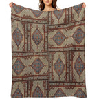 The Blue Diamonds Wrinkle-free Throw Blanket