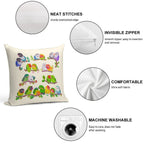 Lovebird - Pastel Soft Home Decor Throw Pillow