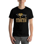 I Love Being Mimi Leopard Plaid Xmas Mimis For Grandma  Relaxed-fit T-Shirt