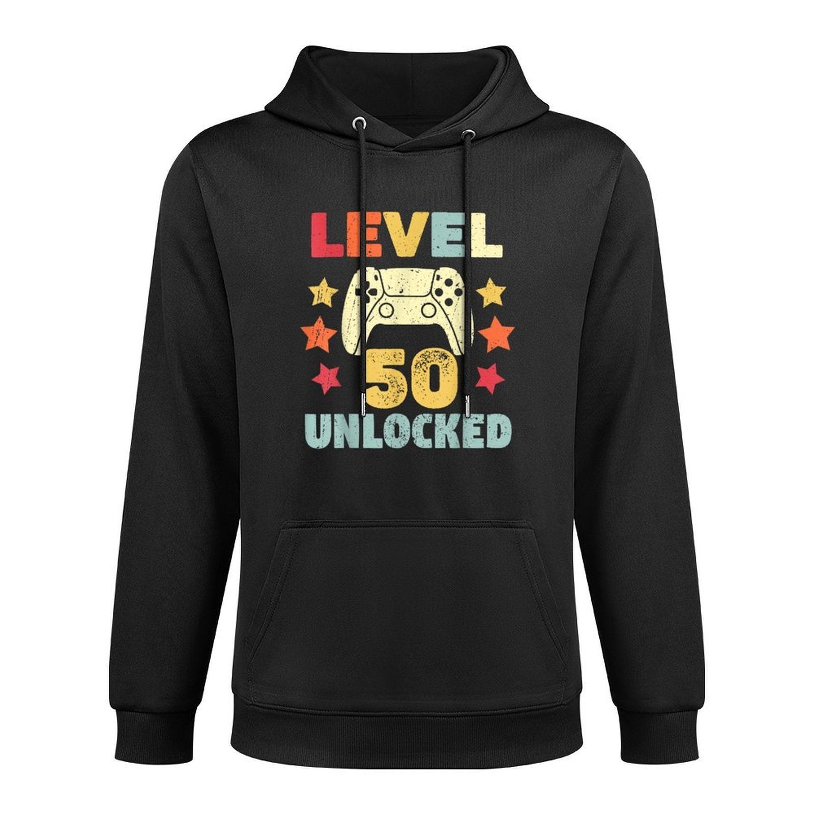 Level 50 Unlocked Funny Video Gamer 50th Birthday Unisex Design Hoodie