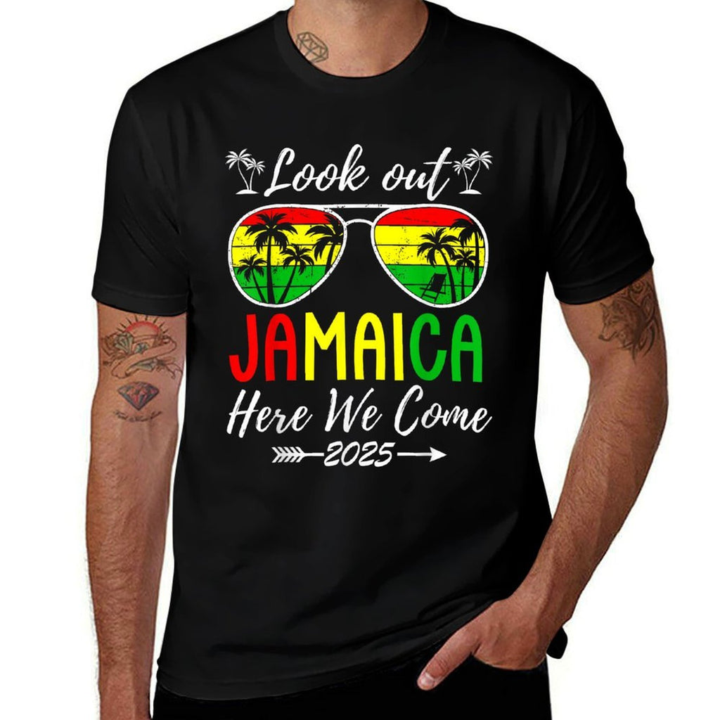 Look Out Jamaica 2025 Here We Come Family Vacation Beach  Moisture-wicking T-Shirt
