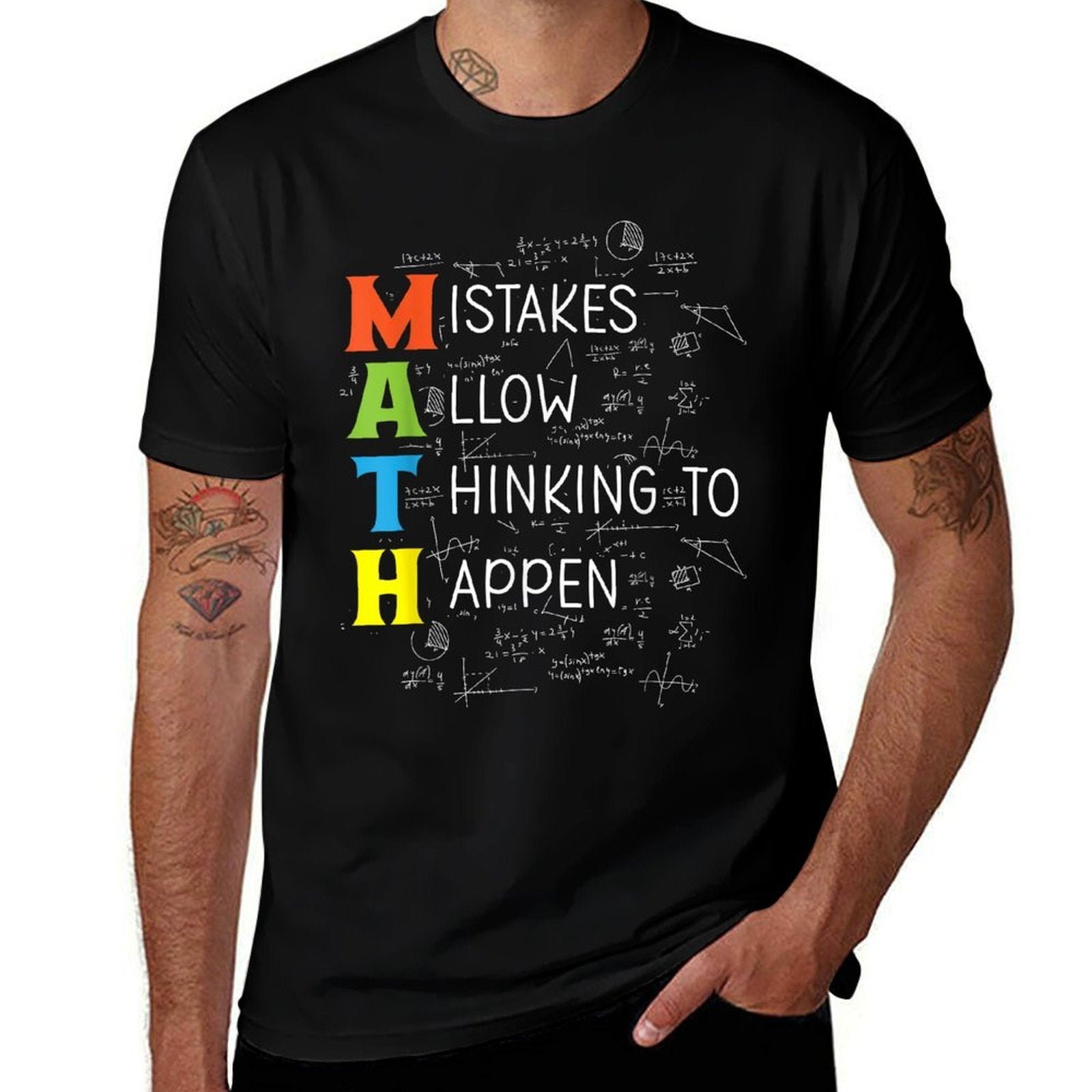 MATH Mistakes Allow Thinking To Happen  Moisture-wicking T-Shirt