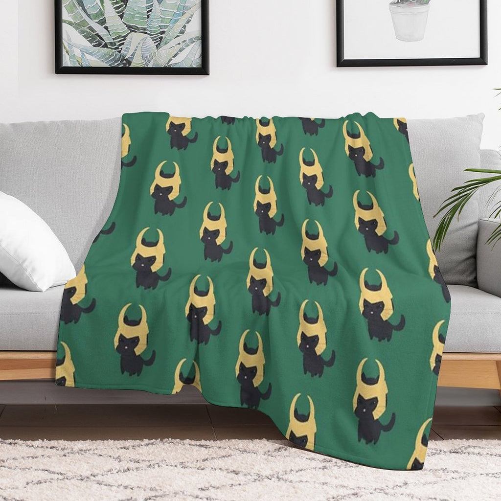 Cat Loki Durable Throw Blanket