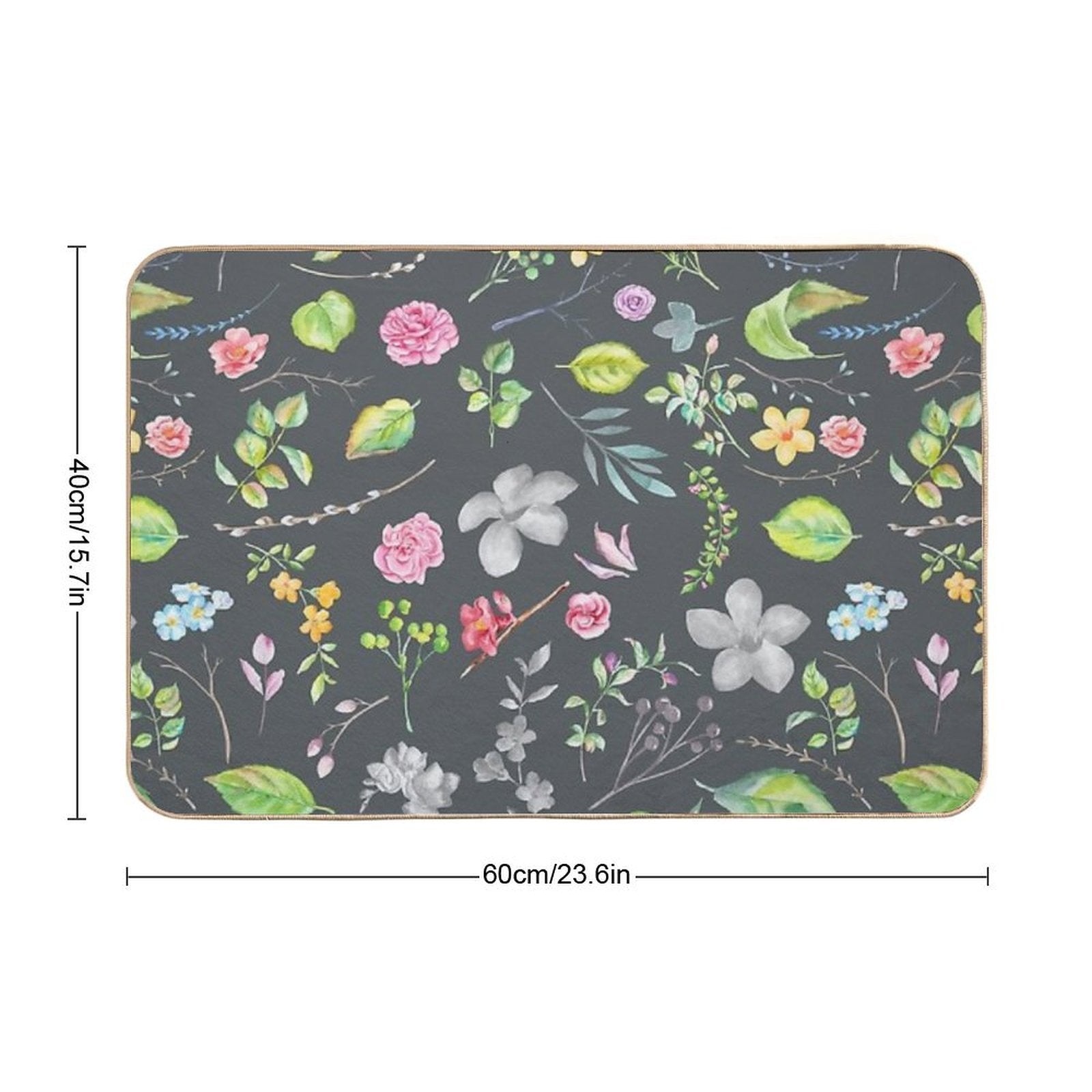 Yay, Plants!  Dirt-Trapping Bath Mat