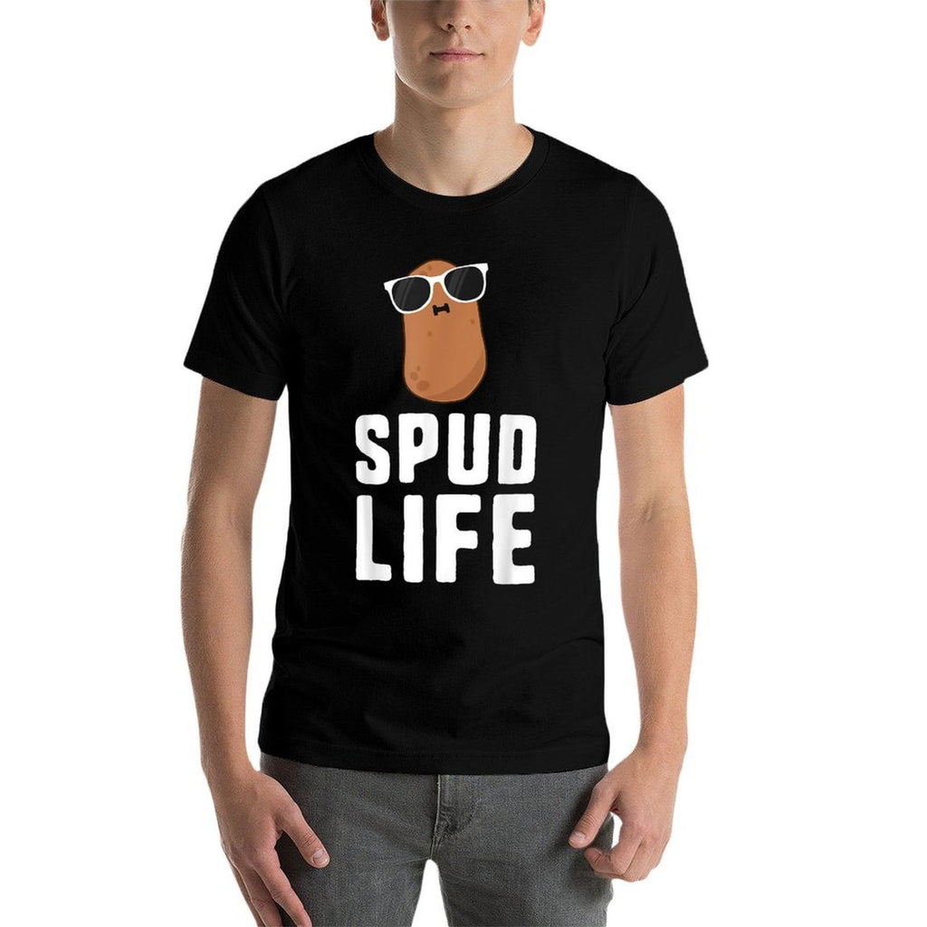 Spud Life Funny Potato Food Humor Vegetable Gift  Vintage-inspired T-Shirt