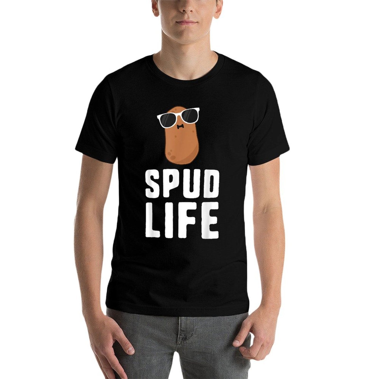 Spud Life Funny Potato Food Humor Vegetable Gift  Vintage-inspired T-Shirt