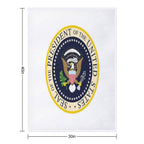 United States Presidential Seal. Seal of The President of The United States Quick-dry Throw Blanket