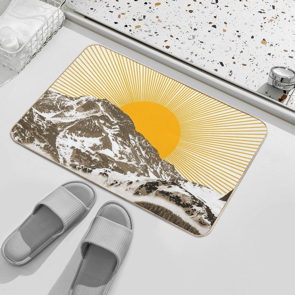 Mountainscape  Odorless Bath Mat