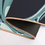 Blue Bubbles  Non-Slip Bath Mat