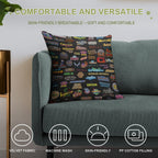 Roller Coasters Soft Easy Maintenance Throw Pillow