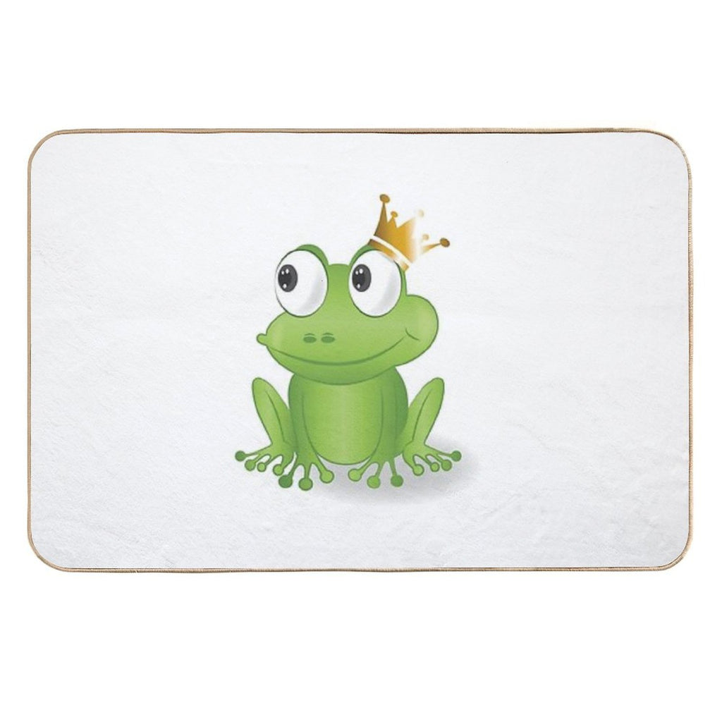 Fairytale Frog, Frog, King  Slip-Resistant Bath Mat