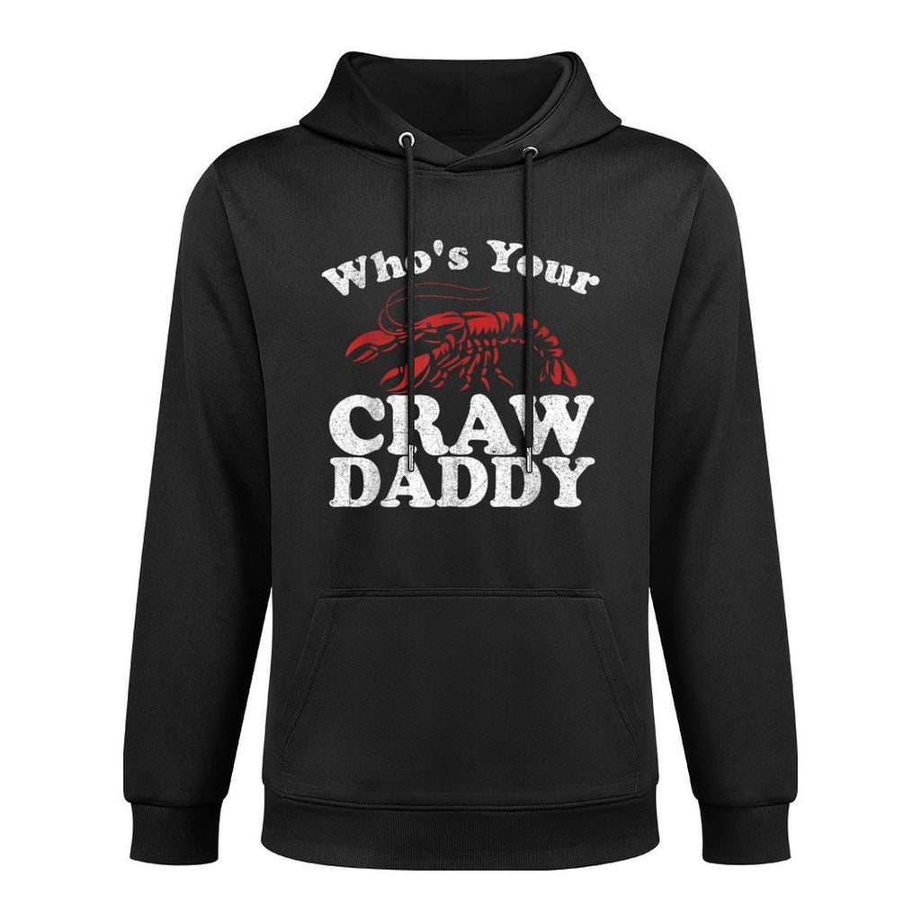 Who's Your Crawdaddy Funny Crawfish Boil Mardi Gras Cajun Kangaroo Pocket Hoodie
