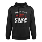 Who's Your Crawdaddy Funny Crawfish Boil Mardi Gras Cajun Kangaroo Pocket Hoodie