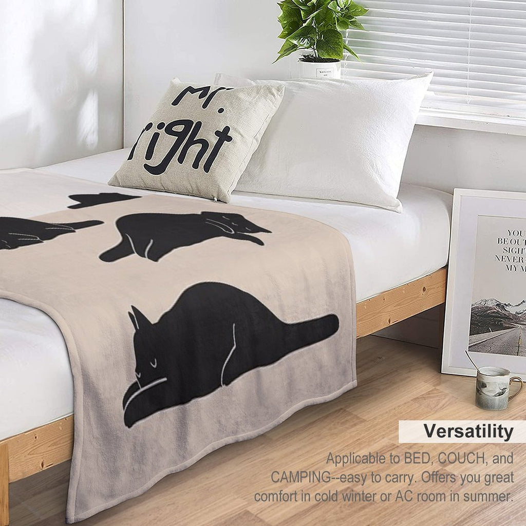 Cat Landscape 69 Eco-conscious Throw Blanket