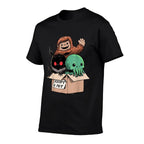 Adopt A Pet Creepy Monsters Bigfoot Mothman Cthulhu  Wrinkle-resistant T-Shirt