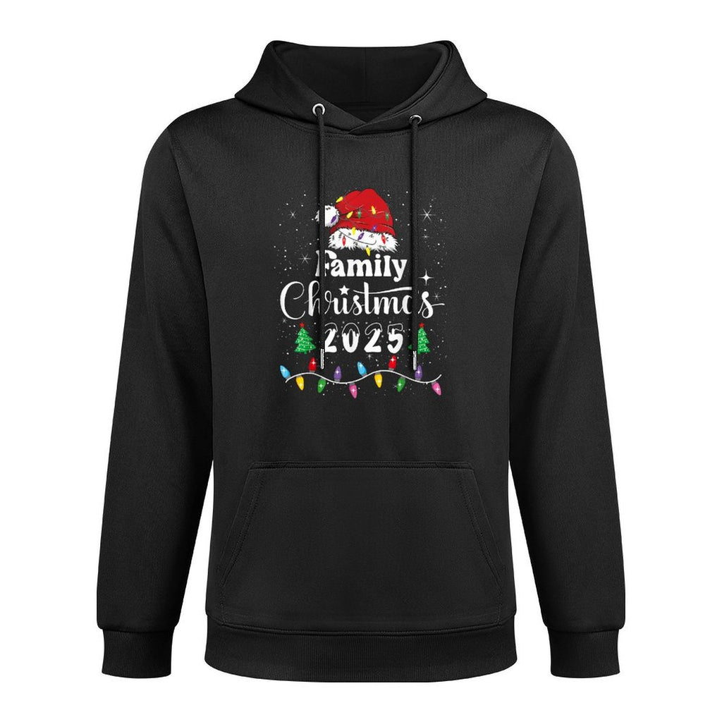 Family Christmas 2025 Matching Outfit Xmas Men Women Kids Adjustable Hood Hoodie