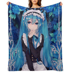 Hatsune Miku All-season Throw Blanket