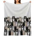 Cats #2 Compact Throw Blanket