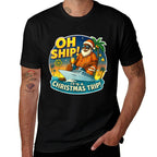 Oh Ship! Funny Santa Family Matching Christmas Cruise  Versatile T-Shirt