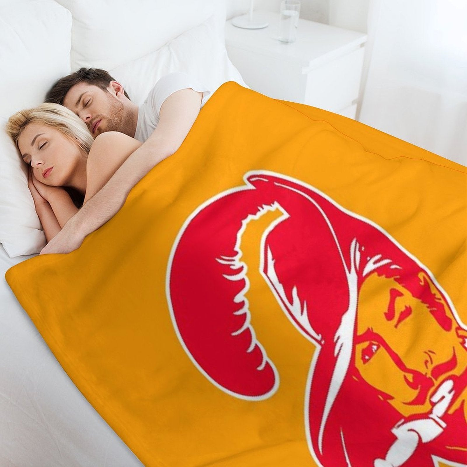 BuccaneersCity Red Quick-dry Throw Blanket