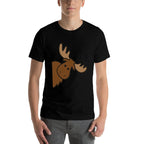 Cute Moose Elk Deer Funny Alaska Moose  Odor-resistant T-Shirt