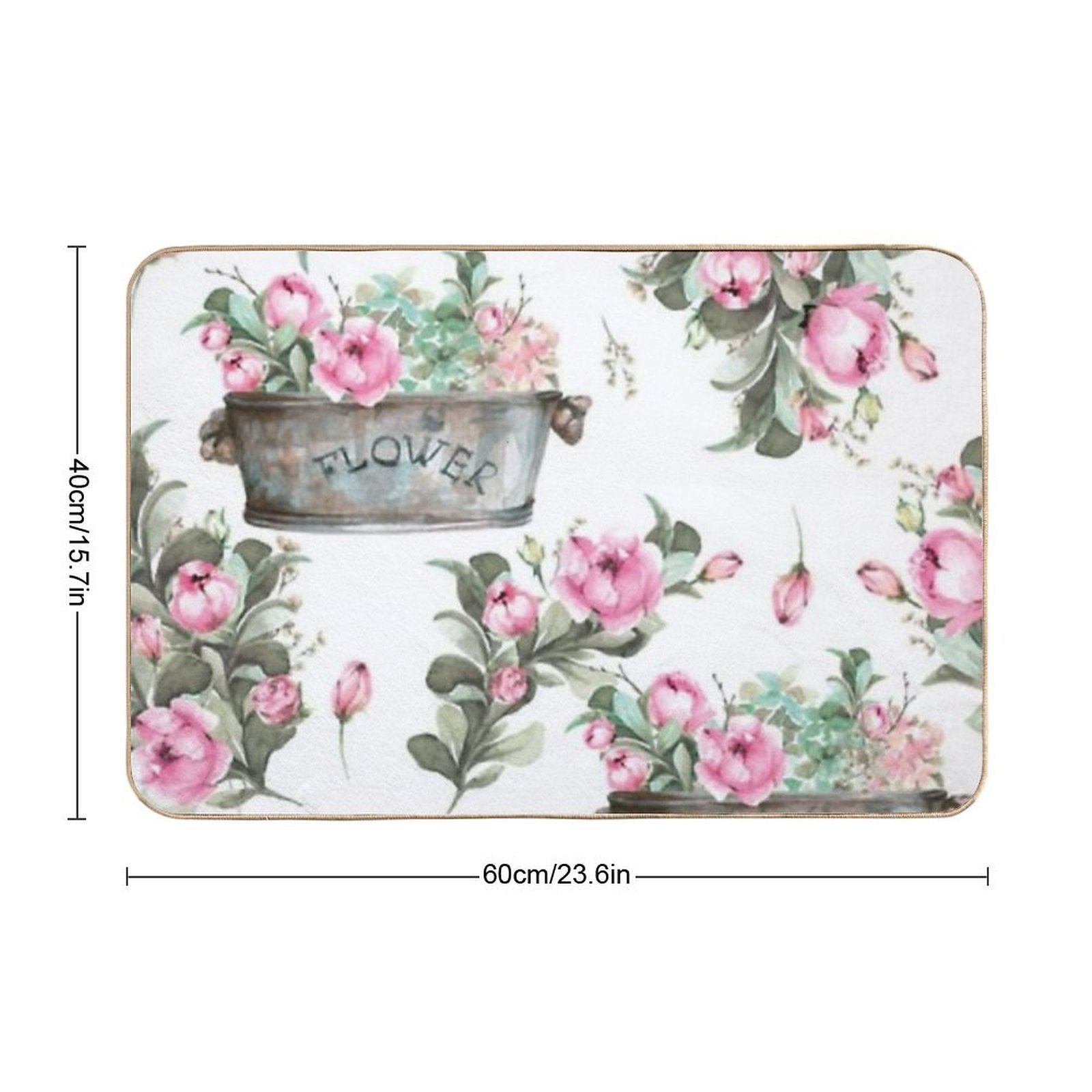 Flower  Versatile Bath Mat