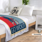 Wout Van Aert Go Wout Durable Throw Blanket