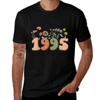 30 Years Old Vintage 1995 30th Birthday Wildflower Women  Moisture-wicking T-Shirt