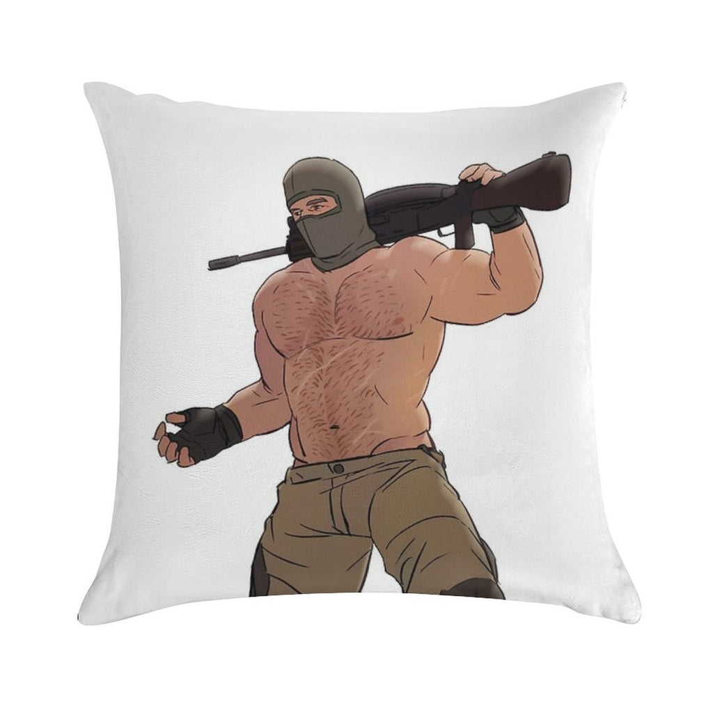 Print - 6  Tachanka Soft Gift Ready Throw Pillow