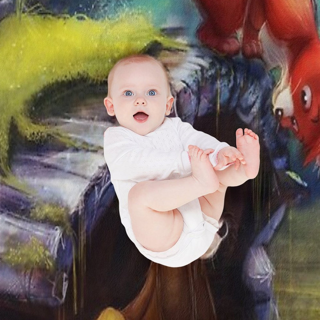 When You're The Best of Friends Plush Throw Blanket