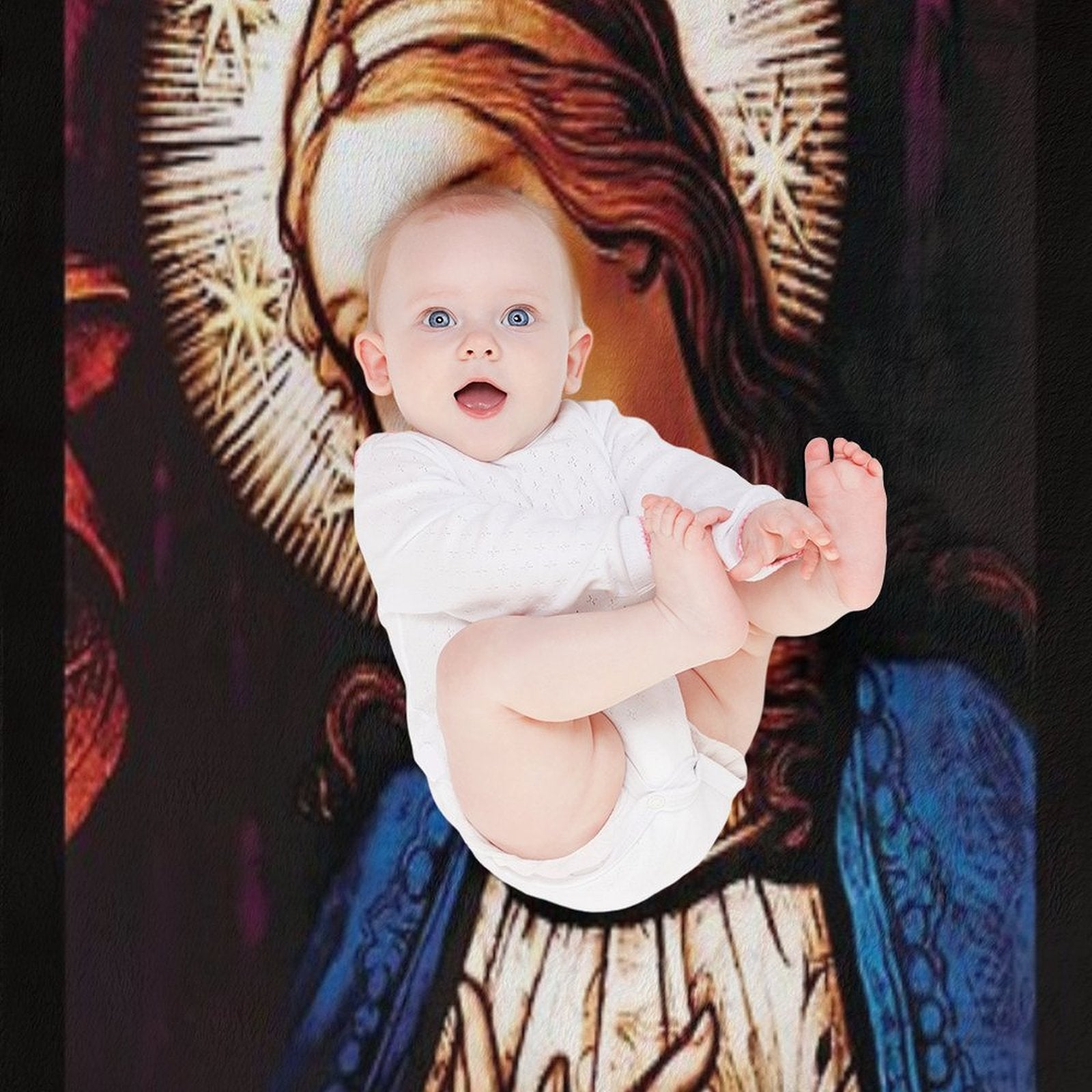 Mary Eco-conscious Throw Blanket