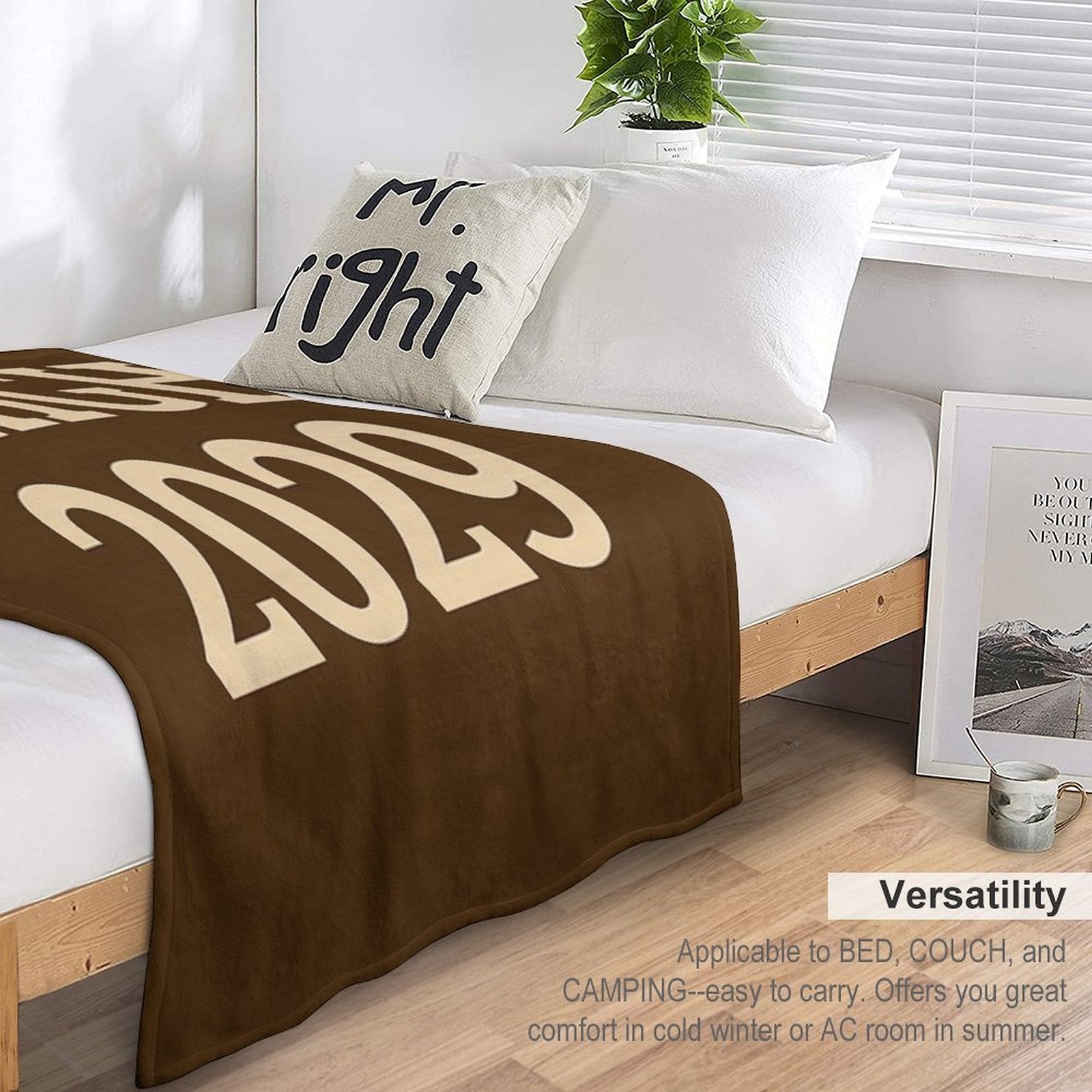 Lehigh Class of 2029 Eco-conscious Throw Blanket