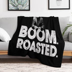 Boom. Roasted. - Michael Scott Eco-conscious Throw Blanket