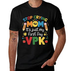 Funny Its Just My First Day Of VPK Back To School VPK  Vintage-inspired T-Shirt